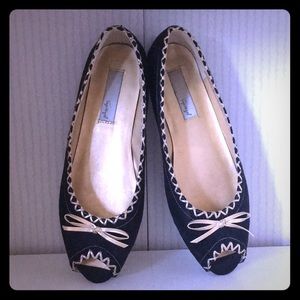 Spiegel Peep-toe Flats
